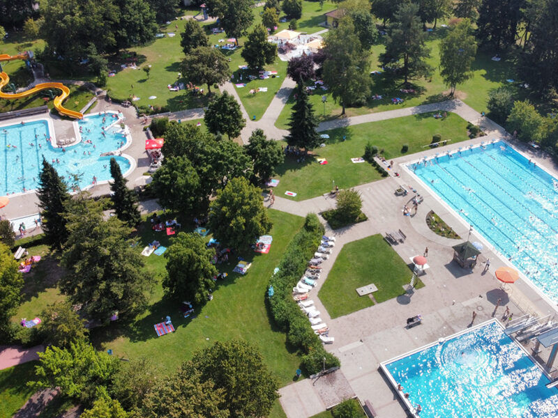 Freibad Perschen direkt nebenan